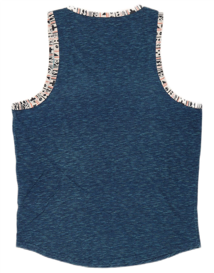 Vestă pentru bărbați HOLLISTER, bumbac cu dungi mici, albastre