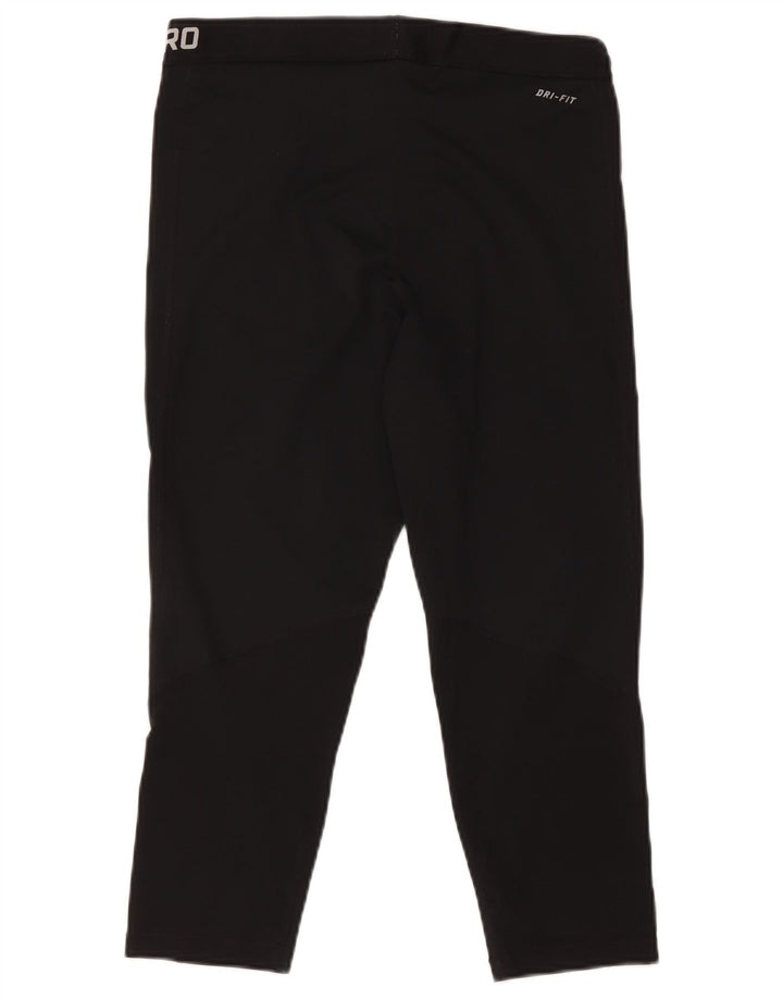 Leggings Nike Dri Fit Graphic Capri pentru femei UK 18 XL Poliester negru