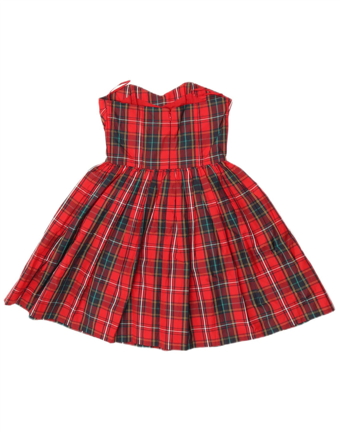Rochie Jack Wills pentru femei fără bretele UK 8 Small Red Check Poliester