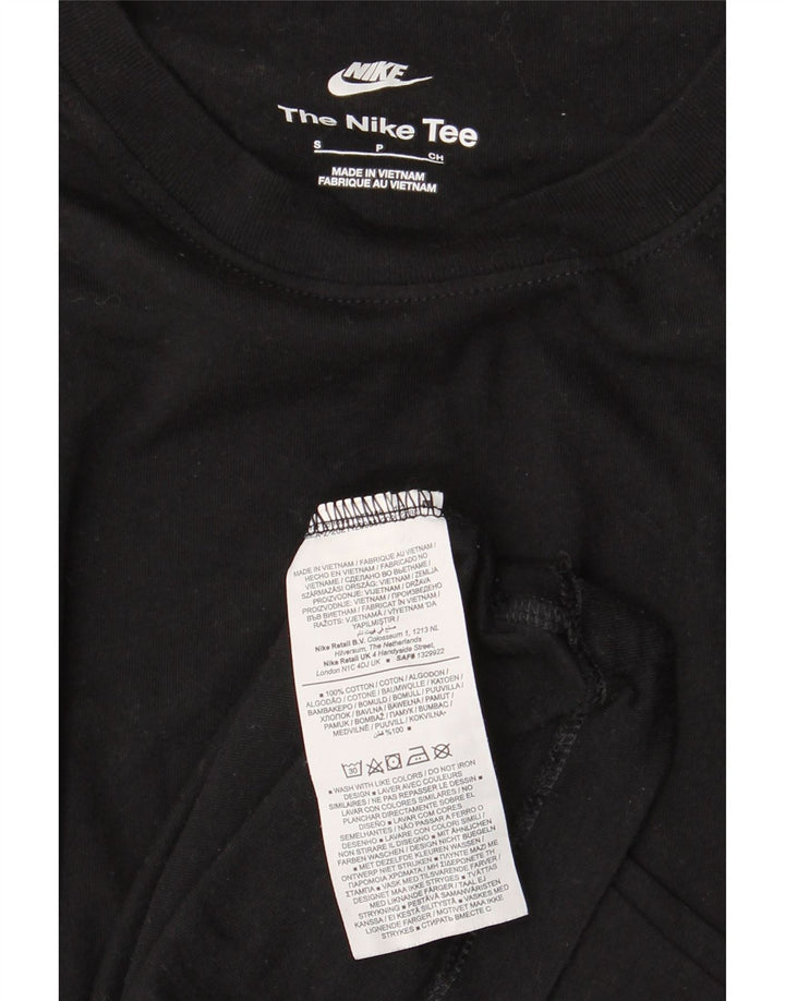 Tricou pentru bărbați NIKE Top mic, negru, bumbac