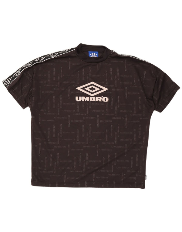 Tricou grafic pentru bărbați UMBRO Top XL Poliester negru