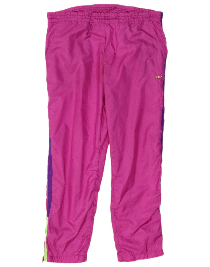 Pantaloni de trening Fila pentru bărbați IT 50 Poliamidă roz mare