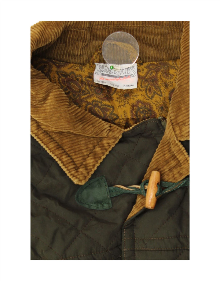 Palton mat matlasat cu glugă pentru bărbați Blue Notes IT 52 XL Poliester verde