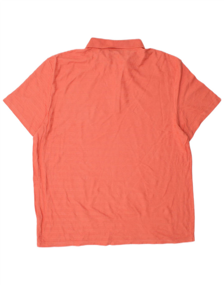 Cămașă polo CALVIN KLEIN pentru bărbați XL, bumbac cu dungi roșii