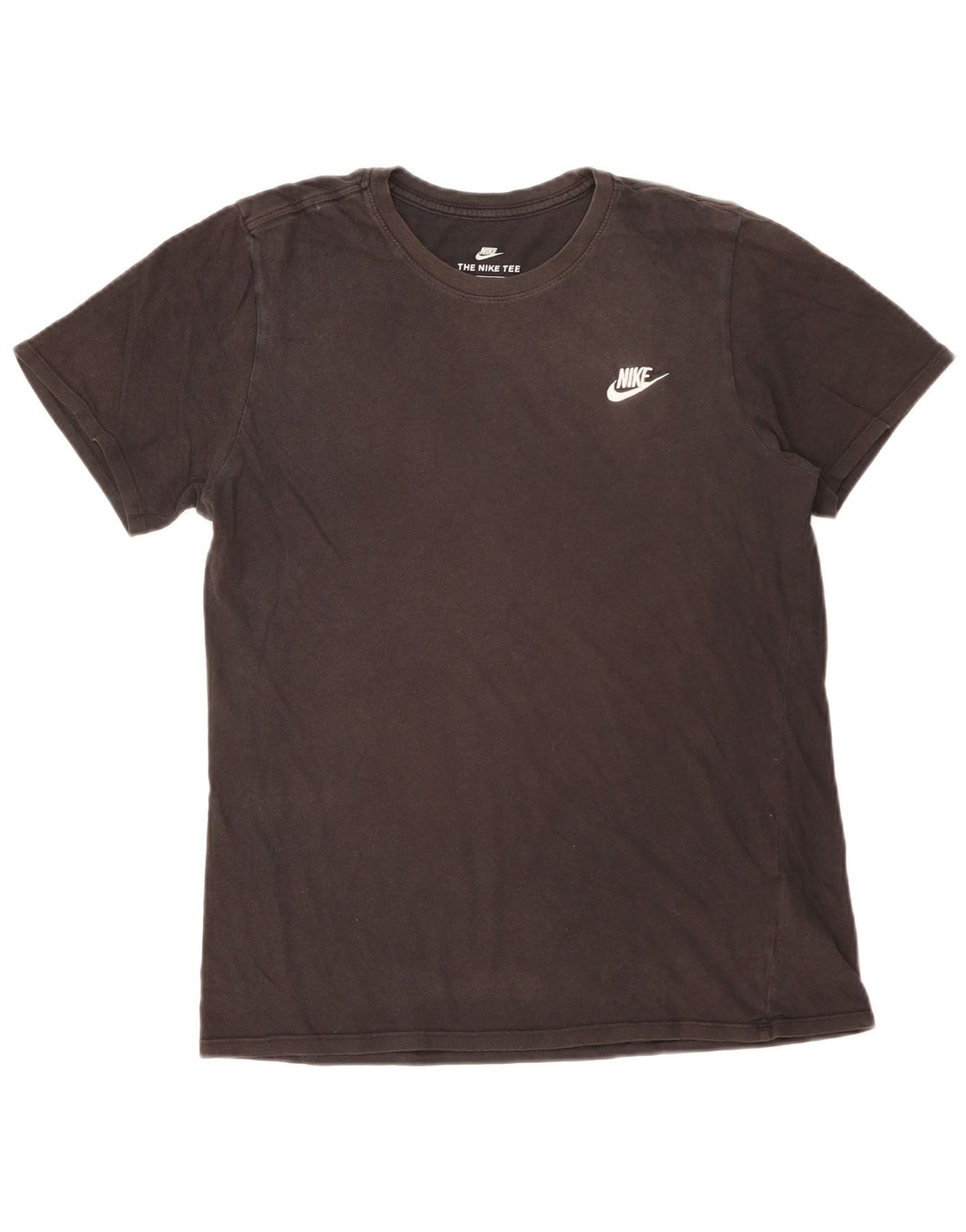 Tricou cu croi atletic Nike pentru bărbați Top mediu din bumbac negru