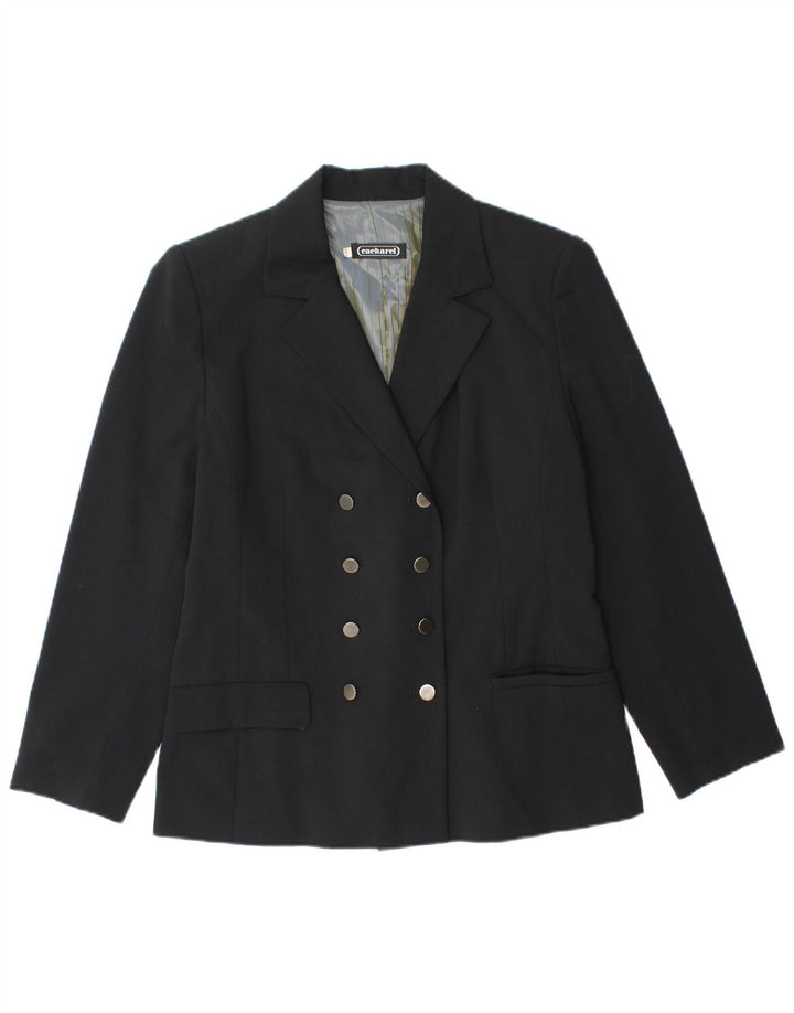 Jachetă Blazer Femei Cacharel cu piept dublu IT 38 XS Poliester negru