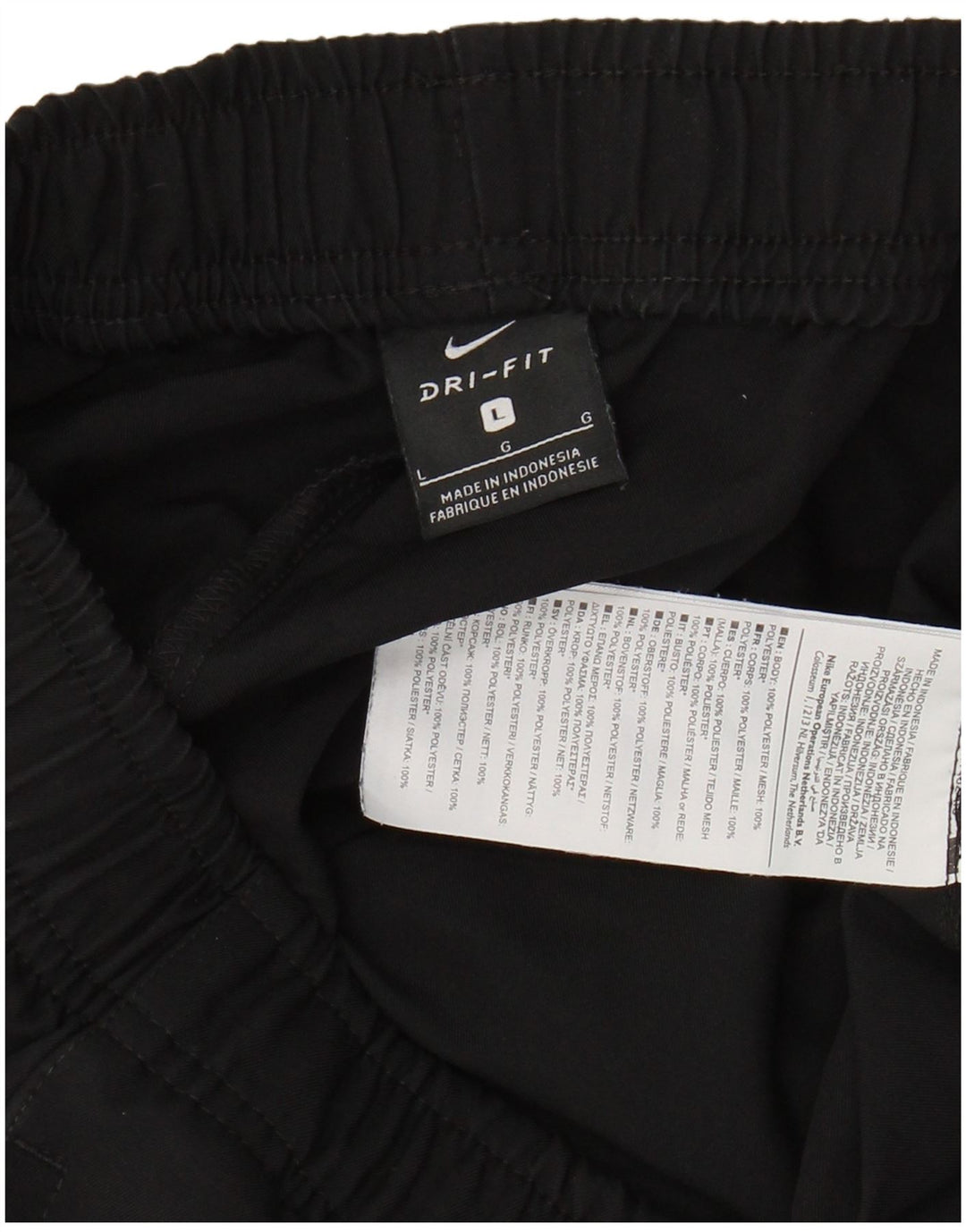Pantaloni de trening NIKE Dri Fit pentru bărbați, mari, negru, poliester color bloc