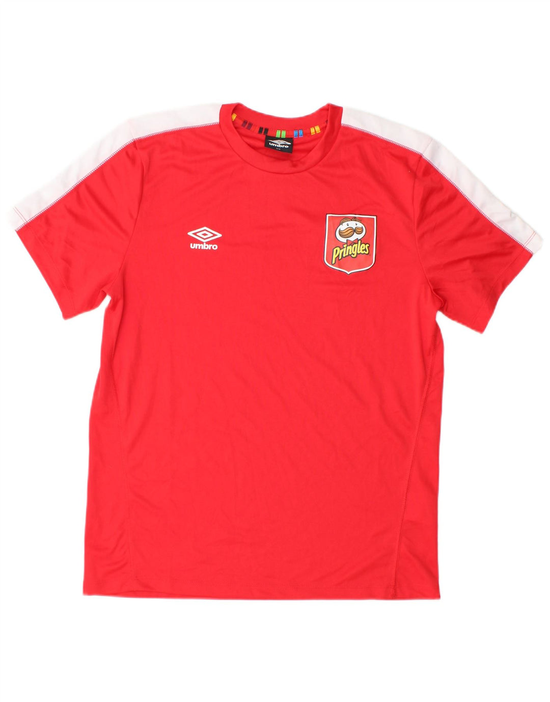 UMBRO Tricou Bărbați Top Mic Roșu Colorblock Poliester