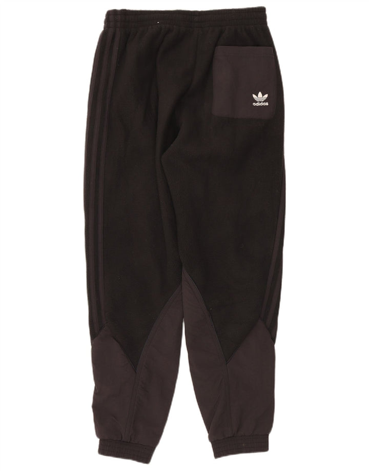 Pantaloni de trening ADIDAS pentru bărbați, pantaloni de jogging, poliester negru mic
