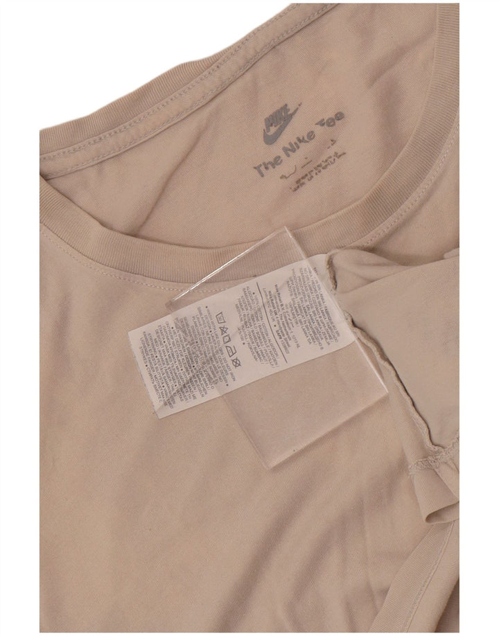 Tricou pentru bărbați Nike Top mare, bej, bumbac