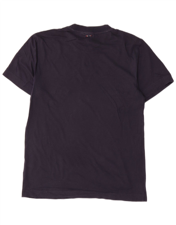 Tricou grafic pentru bărbați Napapijri Top Mediu Bleumarin