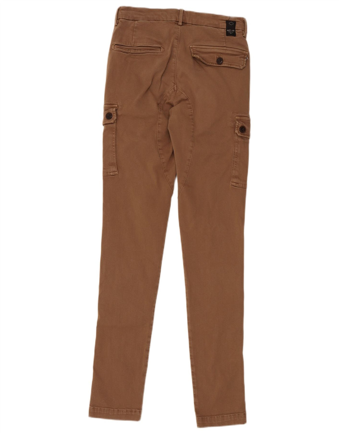 REPLAY Pantaloni cargo skinny Jaan pentru femei W29 L34 bumbac maro