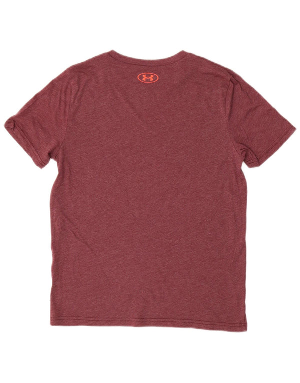 Tricou grafic pentru băieți UNDER ARMOUR Top 9-10 ani Medium Burgundy