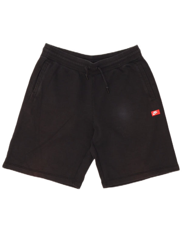 Pantaloni scurți sport grafic NIKE pentru bărbați, mari, negru, bumbac