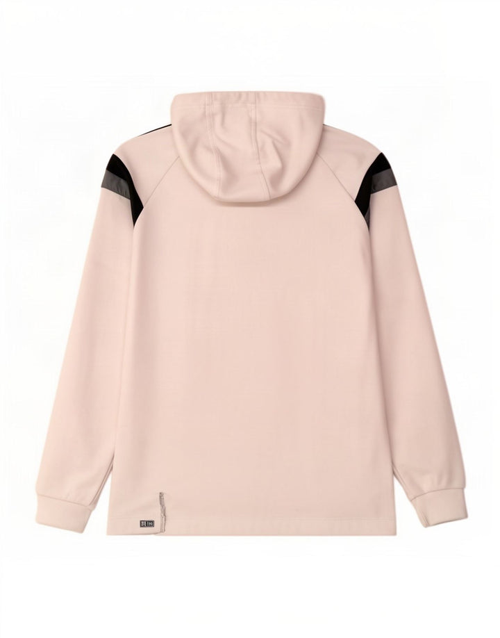 Pulover Adidas pentru bărbați, poliester alb mediu