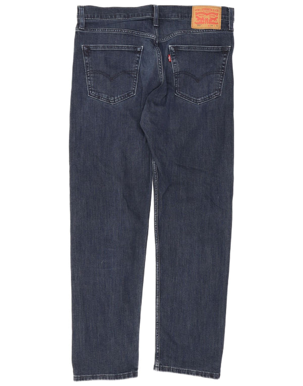 Blugi conici pentru bărbați Levi's 502 W34 L32 bumbac bleumarin
