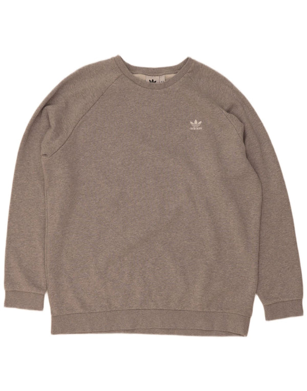 Hanorac pentru bărbați Adidas Jumper XL bumbac gri