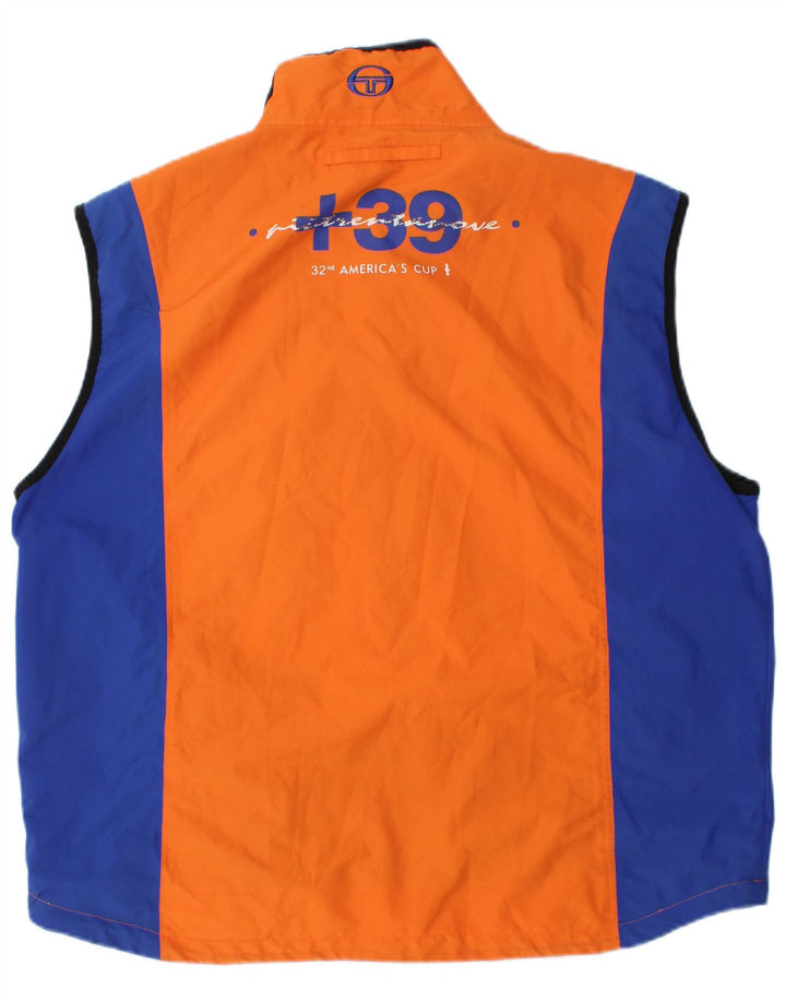 Jachetă de trening grafică pentru bărbați Sergio Tacchini, 3XL, portocaliu