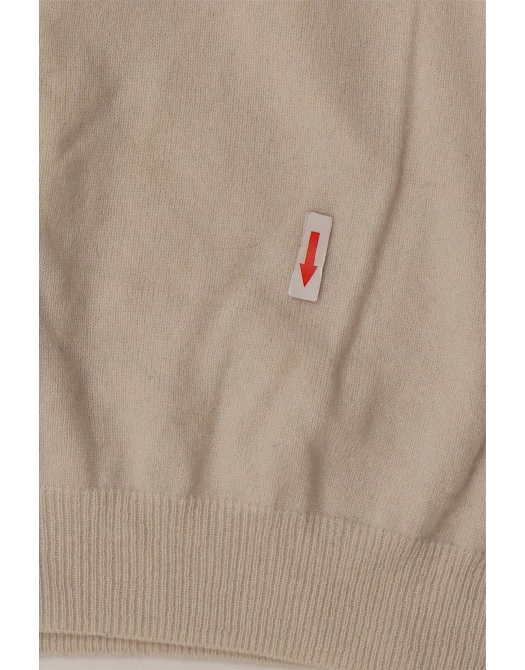 Pulover pentru femei Massimo Dutti cu gât rulat din lână mare, bej, UK 16
