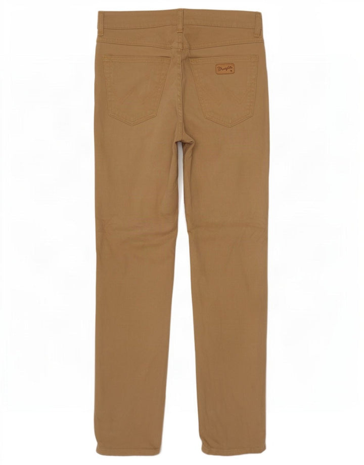 Blugi drepte stretch pentru bărbați Wrangler Texas W32 L30 bumbac maro