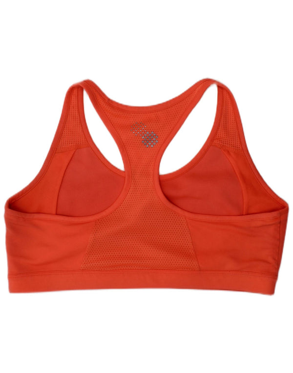 Reebok Womens Speedwick Sport Bra Top Large Orange Sports
