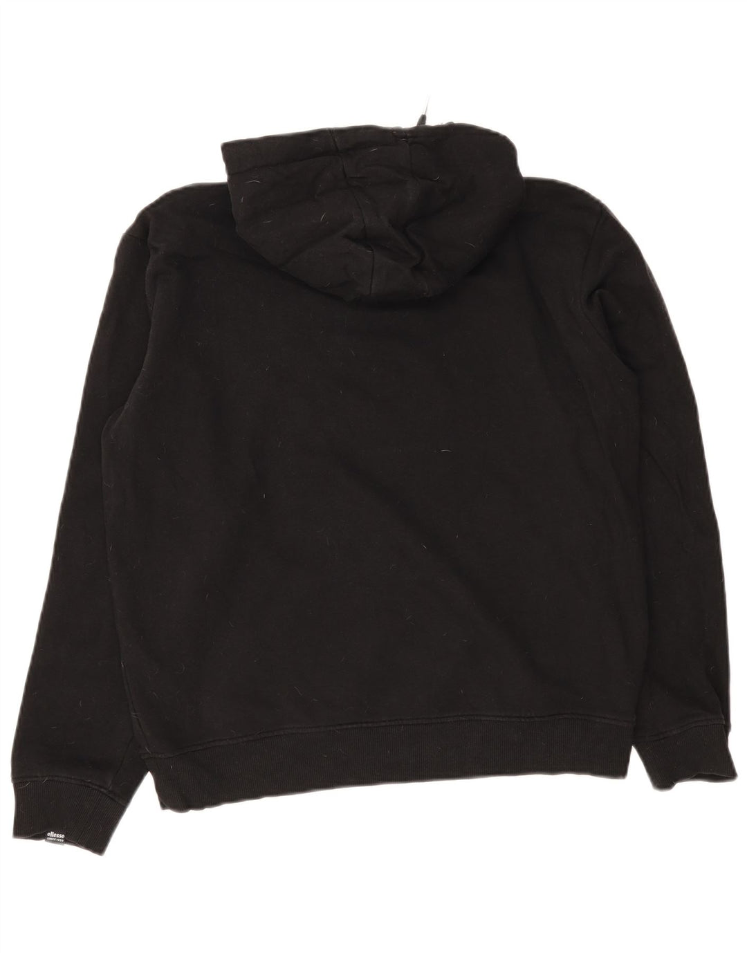 Pulover cu glugă pentru femei Ellesse UK 12, bumbac mediu negru