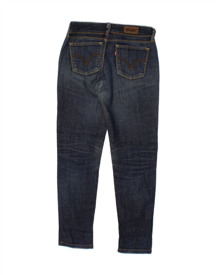 LEVI'S Womens Slim Jeans W29 L34 Navy Blue Cotton Vintage Levi's and Second-Hand Levi's from Messina Hembry 