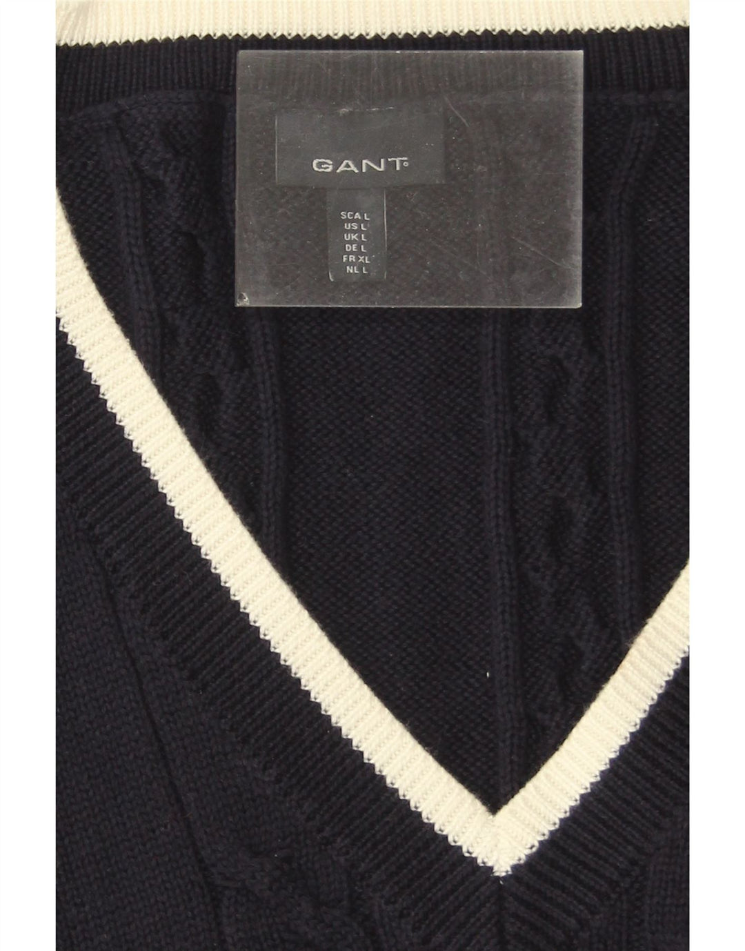 Gant Womens Vest Tank Top UK 16 Mare Bumbac bleumarin