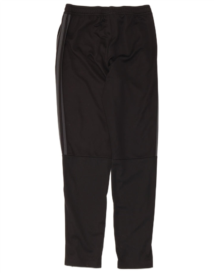 Pantaloni de trening Adidas baieti 13-14 ani poliester negru