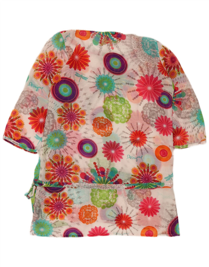 DESIGUAL Top cu tunică pentru femei UK 16 Large Multicolor Floral