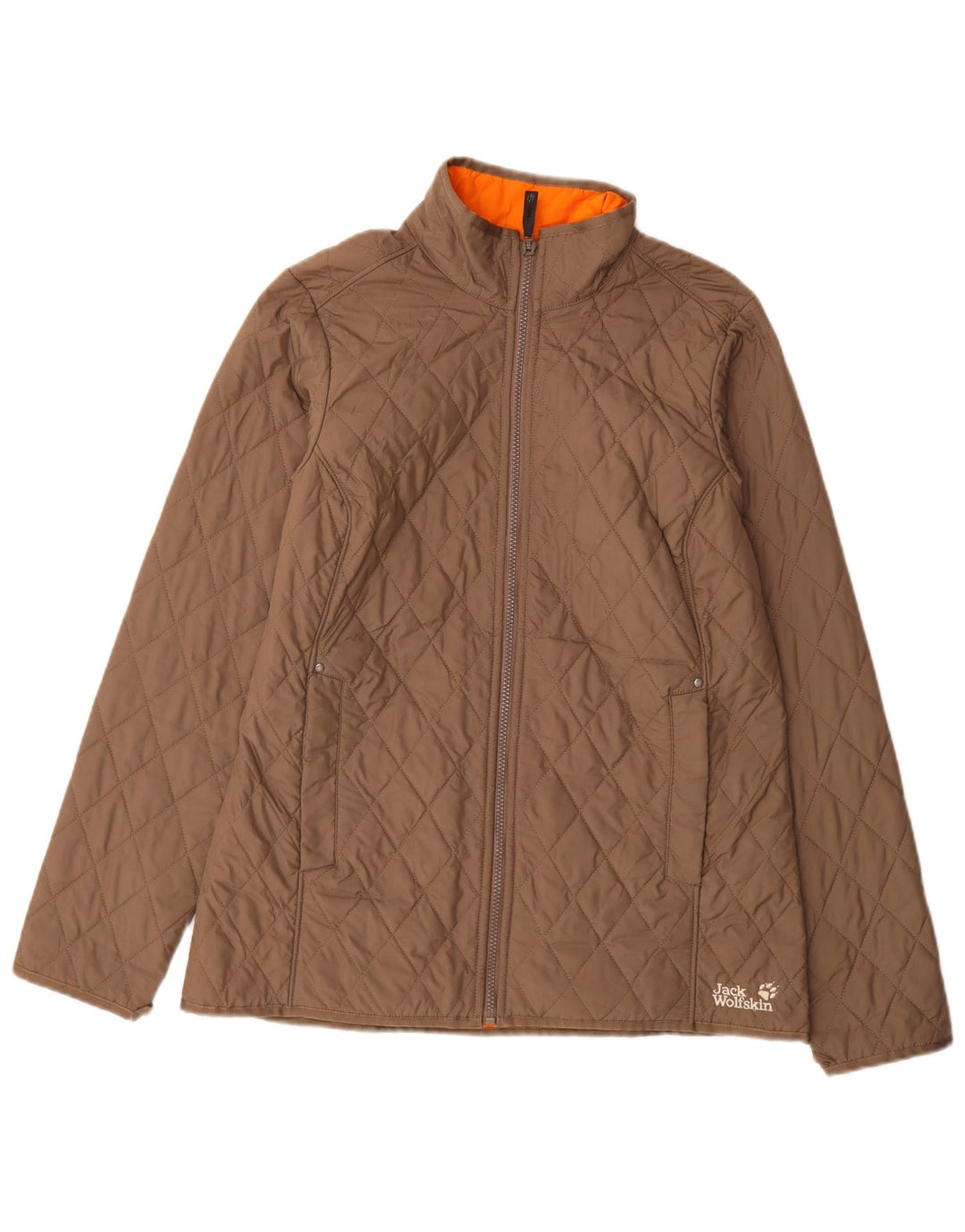 JACK WOLFSKIN Jachetă matlasată pentru femei UK 12/14 Medium Bej Poliester
