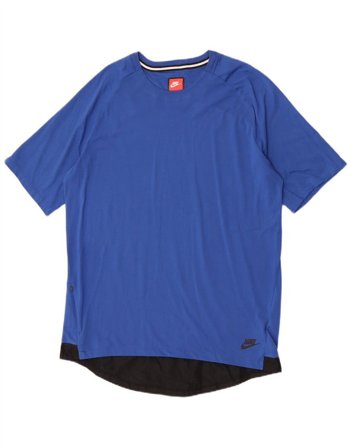 Tricou pentru bărbați Nike Top mare, albastru, poliester color bloc