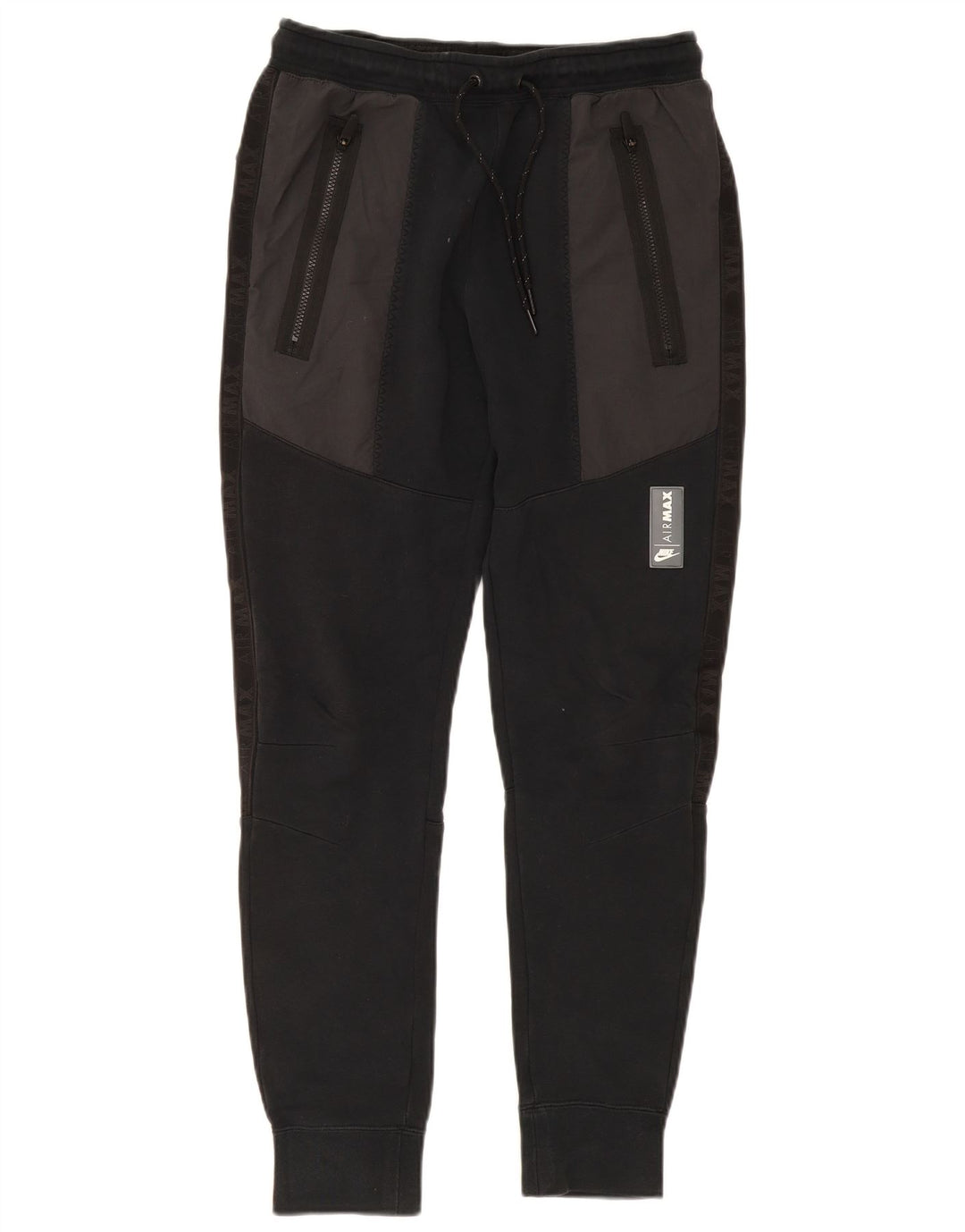 Pantaloni de trening pentru bărbați NIKE Pantaloni de jogging mici, negru, color block, bumbac