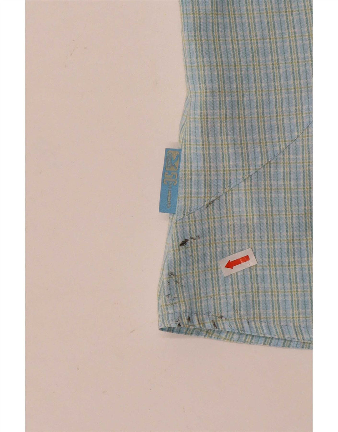 SALEWA Cămașă cu mânecă scurtă pentru femei UK 10 Small Blue Check Poliester