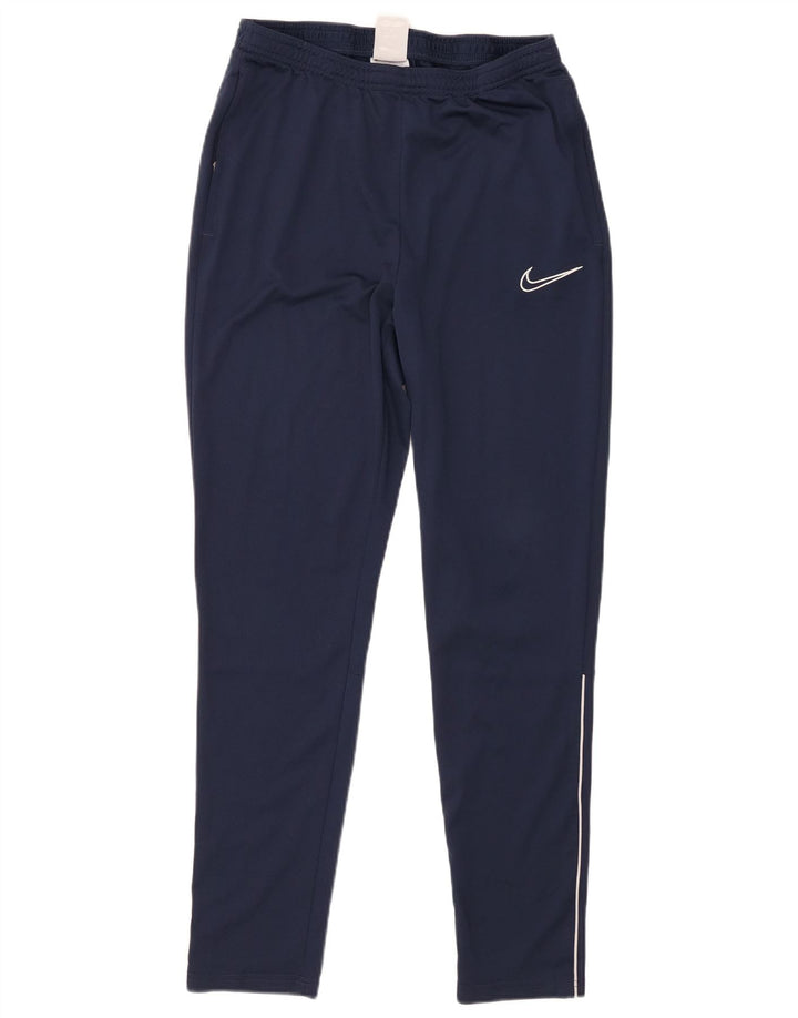 Pantaloni de trening Nike Dri Fit pentru bărbați, poliester mediu albastru bleumarin