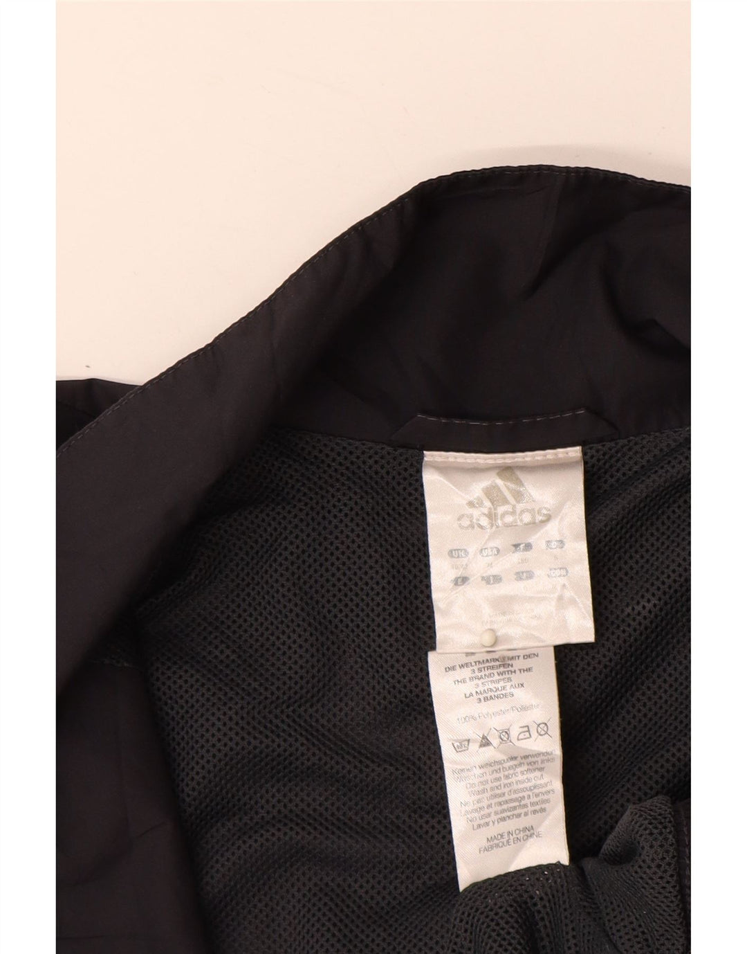 Jachetă de trening pentru bărbați ADIDAS UK 40/42 Medium Black Colorblock