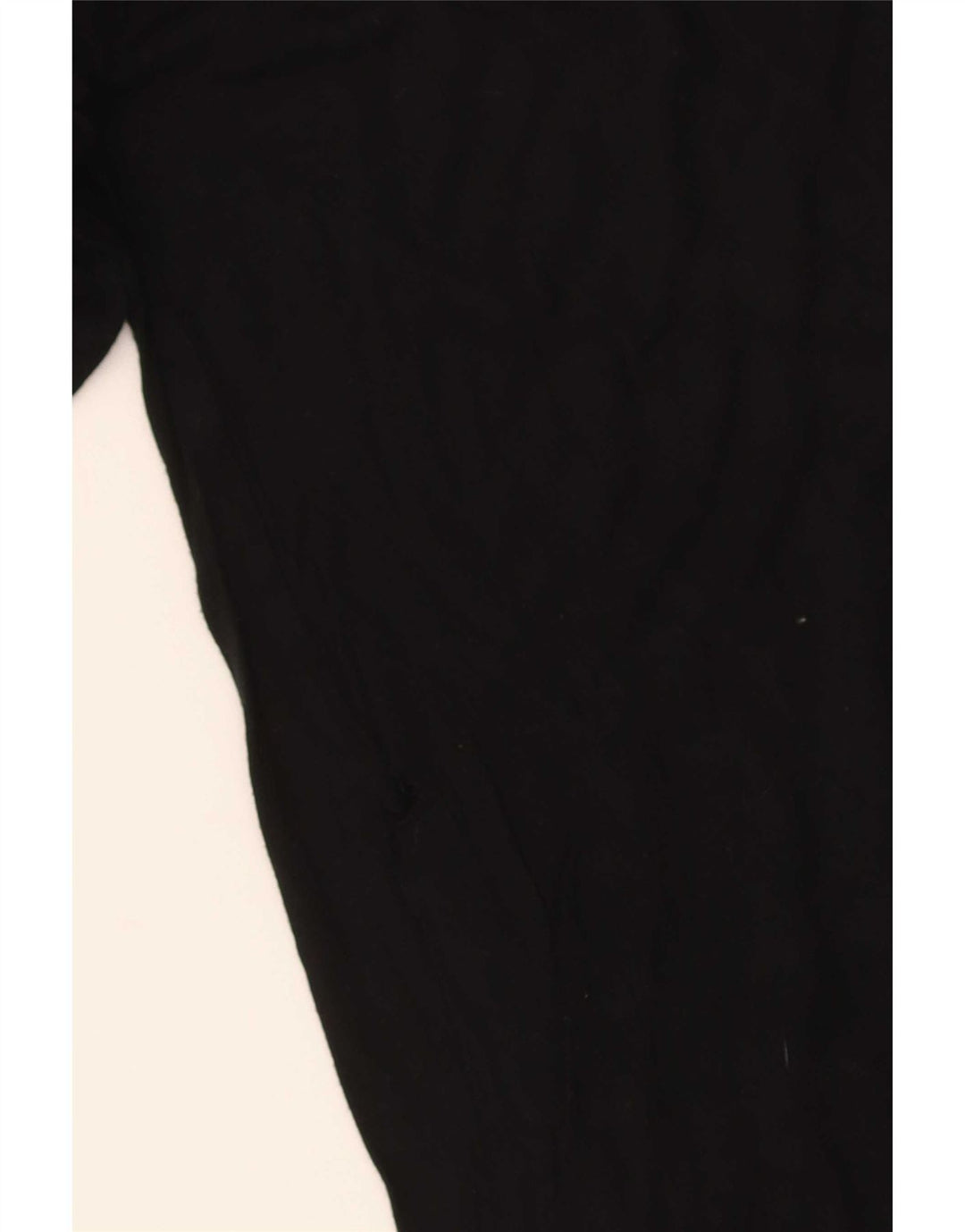 Zara Womens Abstract Pattern Top Long Sleeve UK 16 Large Black