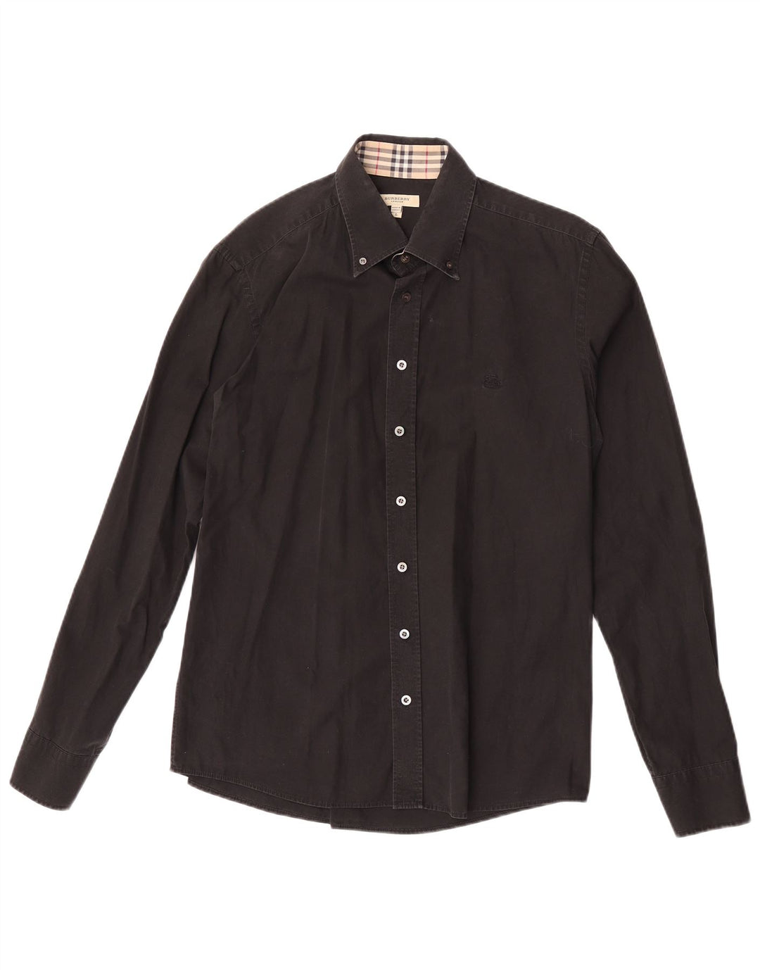 Cămașă Burberry pentru bărbați, mare, negru, bumbac