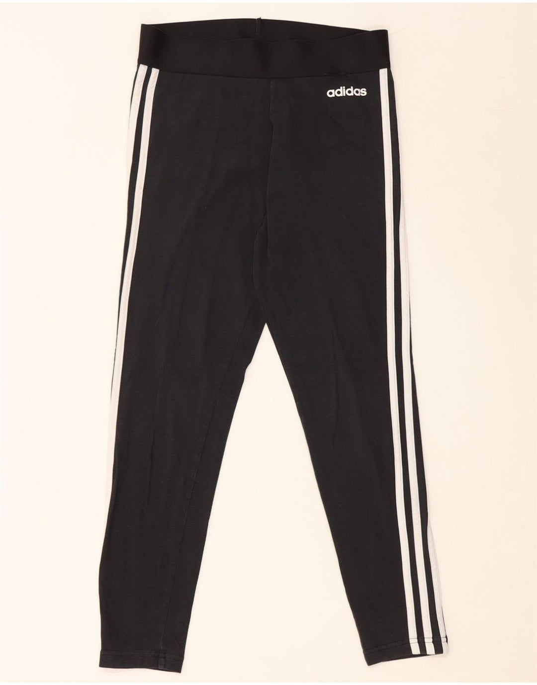 Leggings pentru femei ADIDAS UK 10 mic bumbac negru