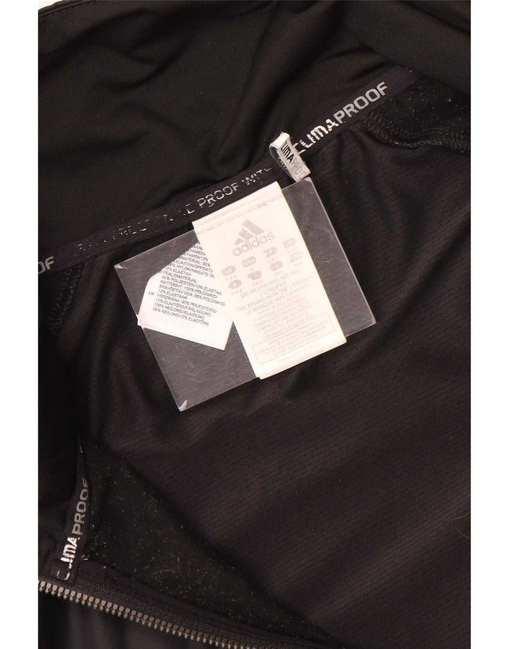 Jachetă de top pentru trening Adidas Clima Proof pentru femei UK 12/14 Medium Black