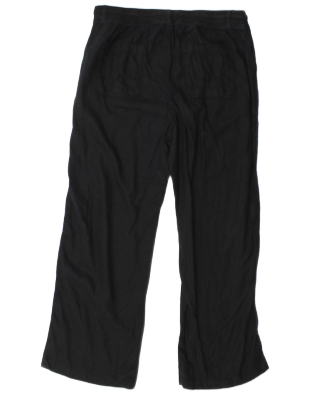 Pantaloni obișnuiți pentru femei Marks & Spencer UK 16 Large W34 L30 Bumbac negru