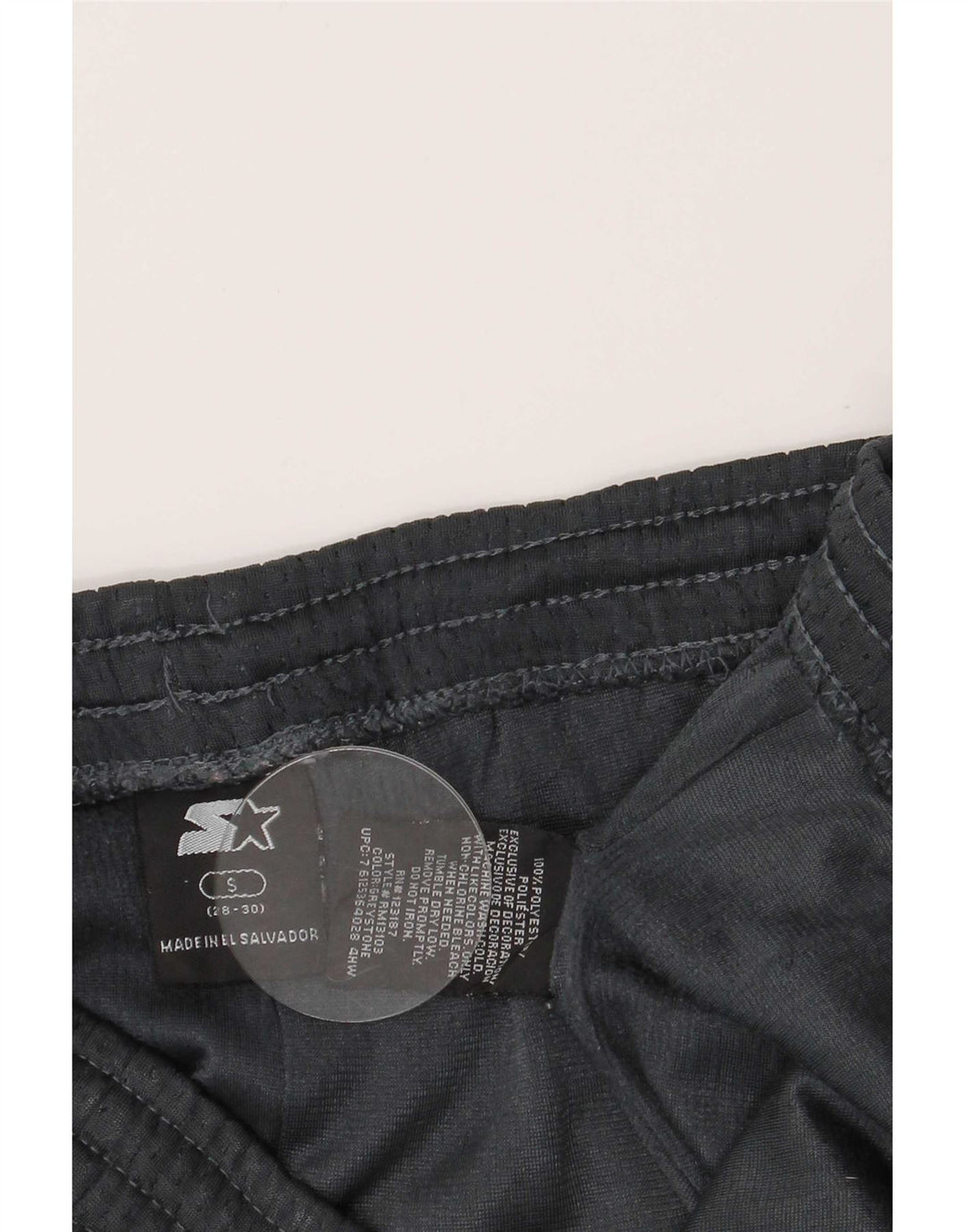 Pantaloni scurți sport pentru bărbați Starter Graphic Regular Fit Sporturi mici, gri poliester