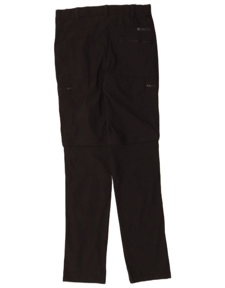 Pantaloni cargo drepti pentru bărbați Mountain Warehouse W30 L33 Nylon negru