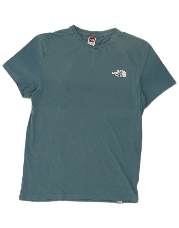 Tricou pentru bărbați The North Face Top Small Blue Bumbac