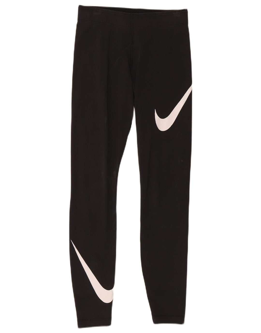 Leggings grafic Nike pentru femei UK 8 Small Black Bumbac