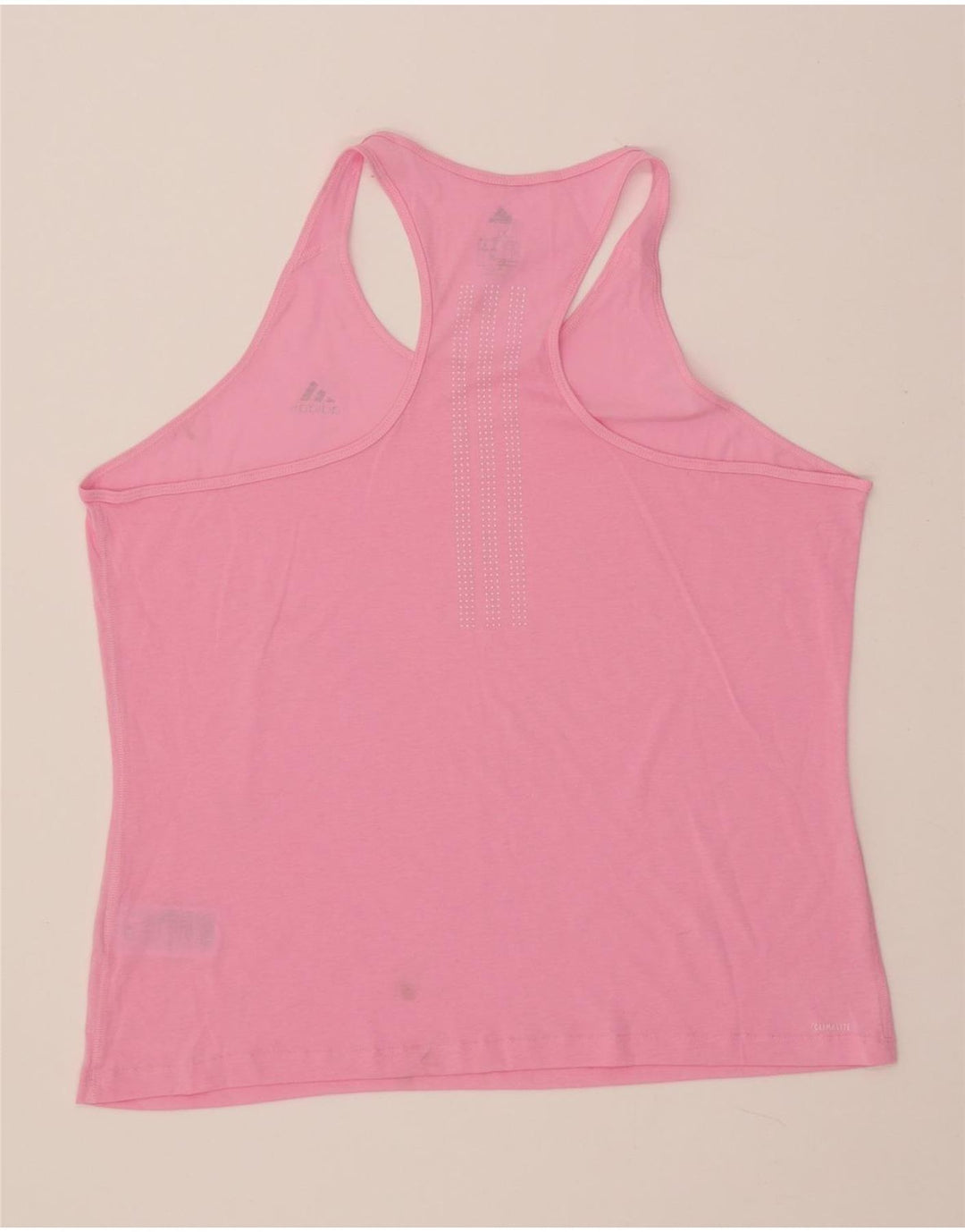 ADIDAS Climalite Vest Top pentru femei UK 20/22 XL roz poliester