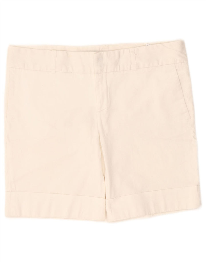 Pantaloni scurți chino pentru femei Zara EU 40 Medium W30 Bumbac alb