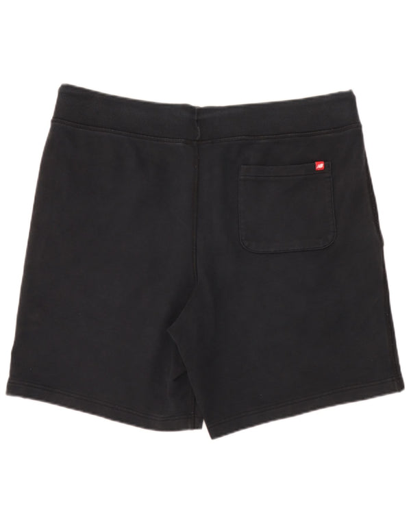 Pantaloni scurți sport pentru bărbați New Balance XL, bumbac negru