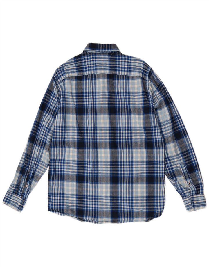Cămașă pentru bărbați Tommy Hilfiger, cu tăiere obișnuită, mare, albastru, carouri din bumbac