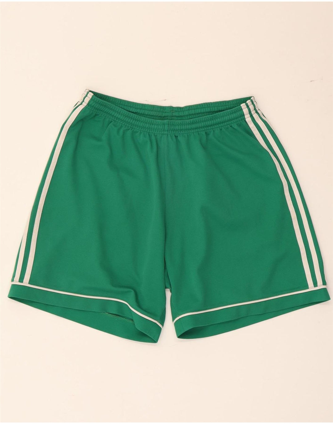 Pantaloni scurți sport pentru bărbați Adidas Climalite, poliester verde mediu